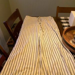 Cotton Wide Leg Pants